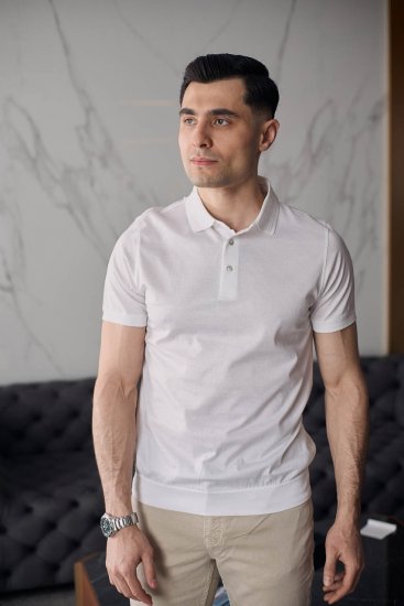 Футболка поло ГИО Белая