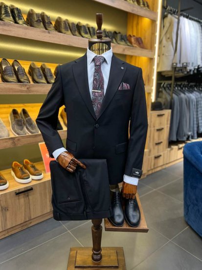 Костюм MAZALTOVMAN 2-ка Черный фактурный премиум