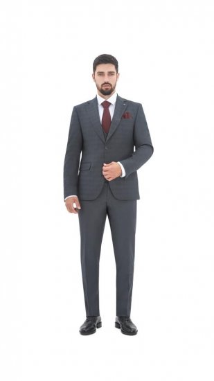 Костюм MAZALTOVMAN 3-ка Зеленый в клетку премиум