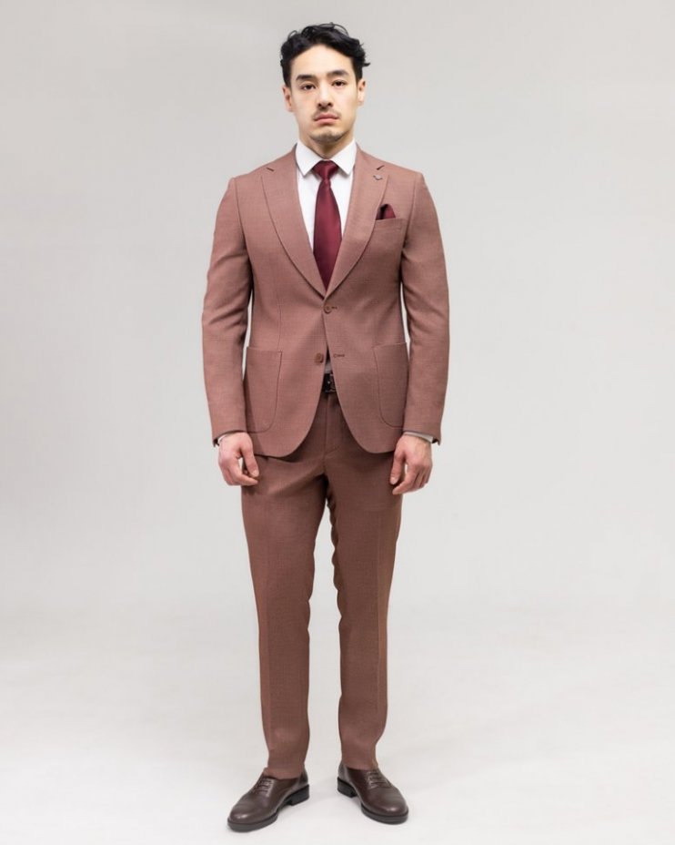 Костюм 2-ка Mazaltovman ярко кирпичного цвета