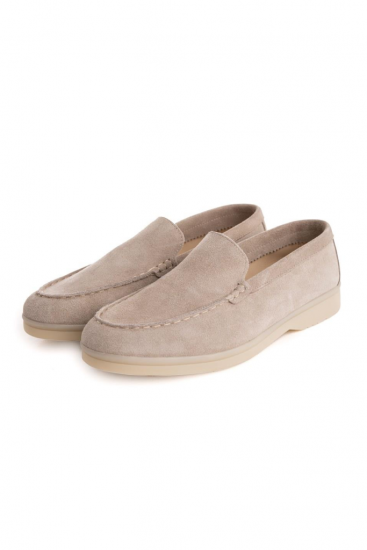 Лоферы MAZALTOVMAN Бежевые из замши