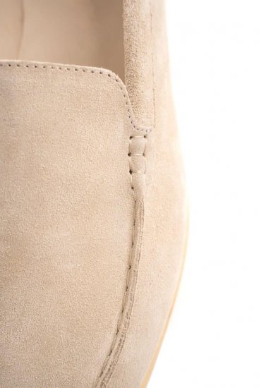 Лоферы MAZALTOVMAN из замши Бежевые