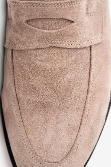 Лоферы MAZALTOVMAN Бежевые замшевые