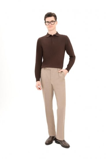 Брюки ДИР Песочные фактурные